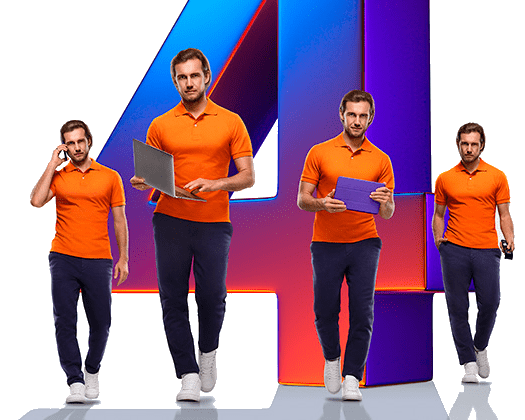 Великолепная четверка Ростелеком в деревня Зяблое (Орловская область)